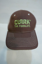 Vintage Clark " The Forklift "   - Mesh  Back - Snap Back Hat in Brown Color for sale  Shipping to South Africa