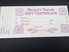 Gift voucher certificate for sale  LONDON