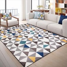 Tapetes modernos nórdicos para sala de estar quarto xadrez tapetes de área geométrica comprar usado  Enviando para Brazil