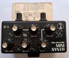 JHS CORTEZ D-3 Pro-Rythm MINI SYNTH D3 Drums Guitars... effect pedal Vintage, usado comprar usado  Enviando para Brazil