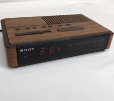 Sony Dream Machine Alarm Clock Radio ICF-C400 Retro Prop No Battery Cover for sale  Shipping to South Africa