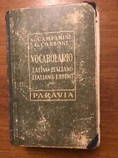 Vocabolario latino italiano. usato  Lugo