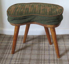 Vintage upholstered kidney for sale  OSWESTRY