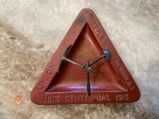 1913 ROYAL ARCH MASONS ASH TRAY Chapter No.7 NEWARK, NJ  1813-1913 Centennial for sale  Shipping to South Africa