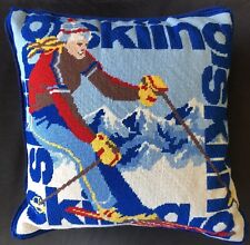 Wool needlepoint skiing for sale  Chicago