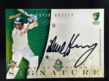Cartões colecionáveis de críquete 2008-09 Select Star Signature S10 David Hussey 194/400, usado comprar usado  Enviando para Brazil