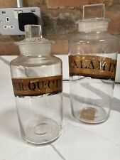 Pair vintage apothecary for sale  SUTTON-IN-ASHFIELD