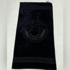 Versace Medusa Towel Black for sale  Shipping to South Africa