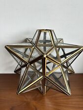 glass star light shade for sale  HONITON