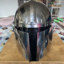 Mandalorian helmet titanium for sale  MANCHESTER