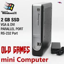 NANO MINI COMPUTER PC FÜR WINDOWS 98 SE DOS OLD GAMES SSD PARALLEL SPIELE ALTE, usado comprar usado  Enviando para Brazil