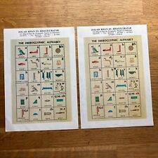 Egyptian hieroglyphic alphabet for sale  Hillsborough