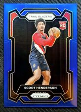 2023-24 Panini Prizm Scoot Henderson Blue Prizm Rookie RC Blazers /199 ADE for sale  Shipping to South Africa
