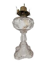 Original Antique Bullseye Kerosene Oil Detailed Glass Lamp for sale  Shipping to Canada