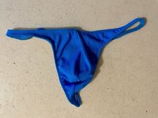Mens Barcode Berlin Blue Swim Thong  G-string Speedo Swimwear Size Large for sale  Shipping to South Africa