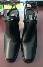 Harley Davidson Size 7.5 Genuine Leather 4 Inch High Heels Women's Black #83007 for sale  Shipping to South Africa