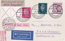 1929 zeppelin schweizfahrt gebraucht kaufen  Berlin