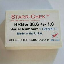 BLOCOS DE TESTE ROCKWELL STARR-CHEK HRC 38.6 +/- 1.0 11W20911 comprar usado  Enviando para Brazil