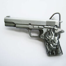 Skull Tattoo Hand Gun Metal Fashion Belt Buckle for sale  Greenville