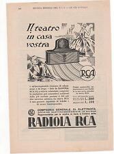 Pubblicità vintage radiola usato  Fucecchio