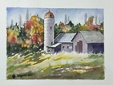 Watercolor painting autumn for sale  Renfrew