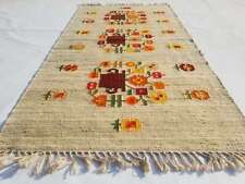 Tapete antigo charmoso escandinavo multicolorido casamento kilim 194x100cm comprar usado  Enviando para Brazil