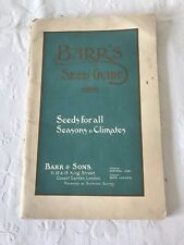 Barr seed guide for sale  UK