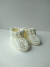 Crochet baby booties for sale  WARRINGTON