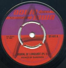 PRINCE OF DARKNESS - BURIAL OF LONGSHOT / PT. 2.  1969 UK SKA / ROCKSTEADY 7". comprar usado  Enviando para Brazil