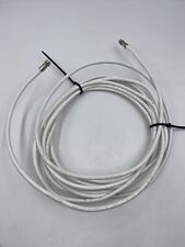 White Coaxial Cable TV Cable VCR Antenna  Modem AV 18 AWG CATV - Pre-Owned, Used, used for sale  Shipping to South Africa