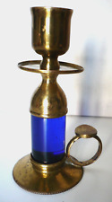 Porta candela blu usato  Italia
