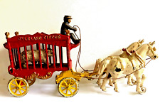 c. Años 1940 Kenton Hierro Fundido "Overland Circus Polar Bear Wagon"" Buen Estado, usado segunda mano  Embacar hacia Argentina