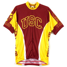 Vintage USC Trojans Cycling Jersey 1/4 Zip Adrenaline Promotions Red Mens XL for sale  Shipping to South Africa