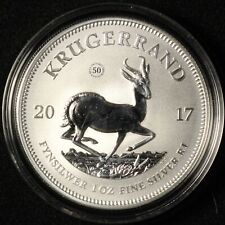 2017 South Africa 1ozt Fine Silver Krugerrand 50th Anniversary - Free Ship USA for sale  Shipping to South Africa