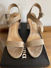 Dune leather sandals for sale  RUGBY