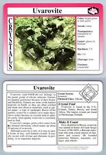 Uvarovite #22.04 - Crystals - Treasures Of The Earth Grolier Card, used for sale  Shipping to South Africa