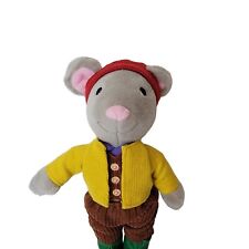 Gumboot Kids Scout Mouse Plush Toy Green Boots Yellow Sweater 8" Merrymakers for sale  Shipping to South Africa