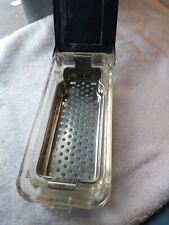 Esterilizador frío instrumento médico/dental de vidrio vintage Pyrex con bandeja y tapa, usado segunda mano  Embacar hacia Argentina