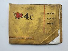 JCB 4C BACKHOE LOADER PARTS BOOK  for sale  Shipping to Ireland