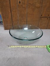 Clear Glass Sink Bathroom Washing Bowl Basin Round New No Box for sale  Shipping to South Africa