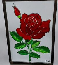 Glasbild rose gebraucht kaufen  Laer