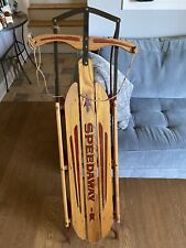 Antique wooden sled for sale  Stanhope
