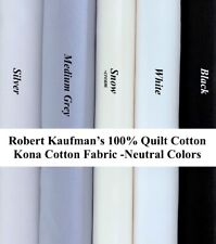 Tecido 100% algodão colcha Kona Robert Kaufman cores sólidas neutras opções comprar usado  Enviando para Brazil