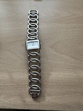 Silver face watch for sale  BIGGLESWADE