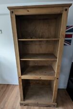 Vintage wooden bookcase for sale  BRIGHOUSE