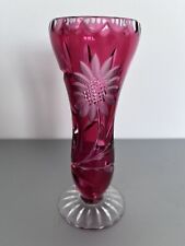 Vintage cranberry red for sale  WARE