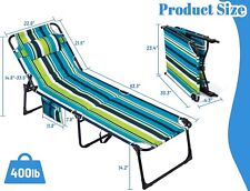 Quilted foldable lounge for sale  Round Lake
