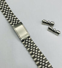 Pulseira de relógio masculina Seiko de aço inoxidável com alças curvas 19 mm, nova.(MU-14) comprar usado  Enviando para Brazil