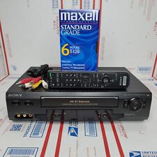 Grabadora de reproductor VHS estéreo de alta fidelidad de 4 cabezales Sony SLV-N51 VCR con control remoto segunda mano  Embacar hacia Argentina