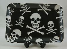 SKULL & CROSS BONES SMALL MELAMINE DISH/ASHTRAY   HZSKUAF for sale  Shipping to South Africa